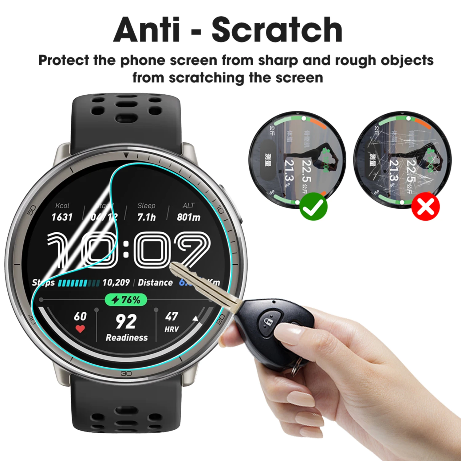 20/1PCS Screen Protector for Amazfit Active 2 Smartwatch Cover Film Soft TPU Hydrogel Film for Amazfit Active 2 Screen Protector