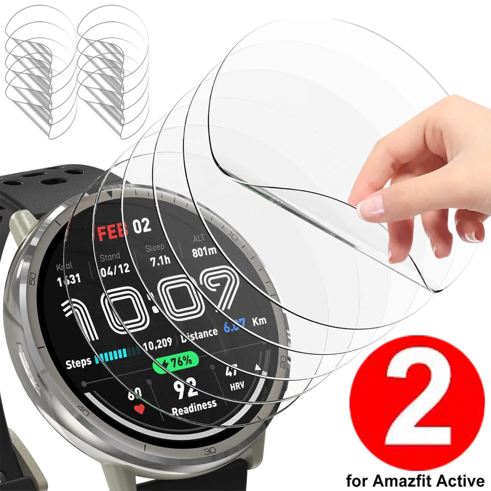 20/1PCS Screen Protector for Amazfit Active 2 Smartwatch Cover Film Soft TPU Hydrogel Film for Amazfit Active 2 Screen Protector