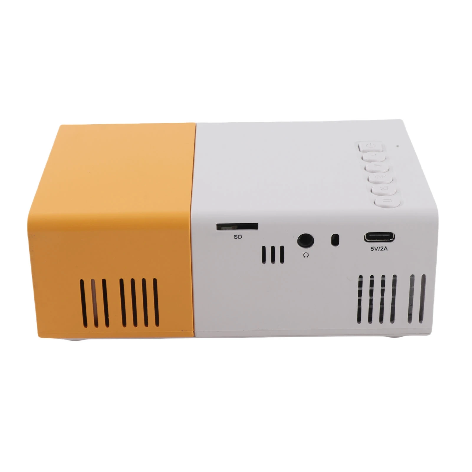Portable Projector 1080P 100ANSI 1000LM Brightness Manual Focus 100in Screen Support LED Home Theater Projector Movie Projector
