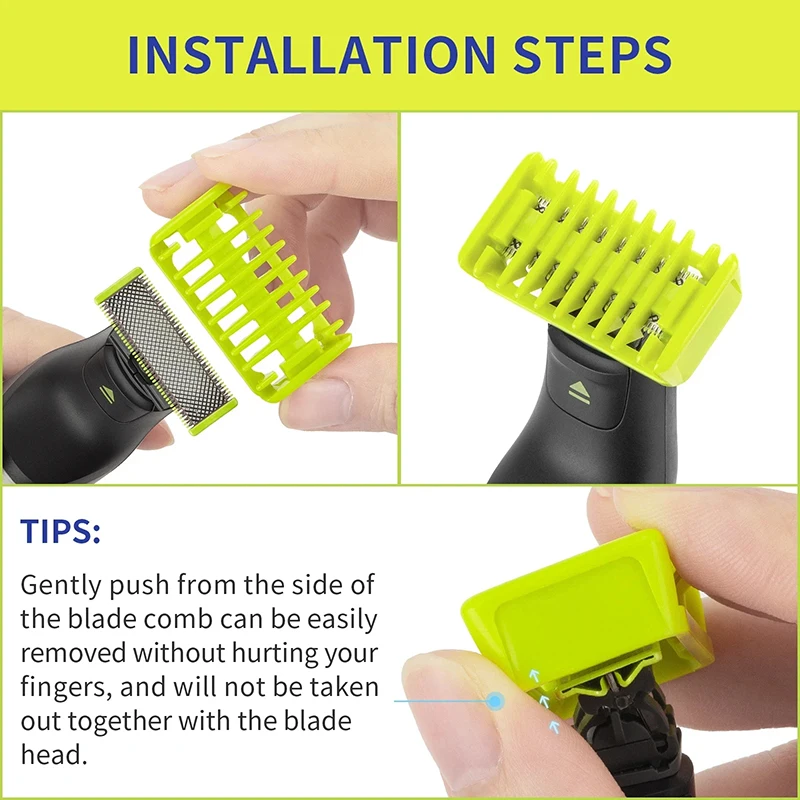 OneBlade 5 in 1 Guard Guide Comb Beard Trimmer 1-5mm Adjustable Combs for One Blade QP2520 QP2530 QP2620 QP2630 QP2724 QP2834