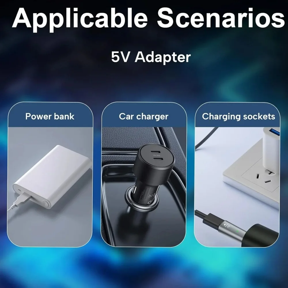 5V Type-C Shaver Adapter Charger Converter Fit for Philips One Blade QP2724 QP2834 QP1424 QP1924 QP4631 Beard Trimmer