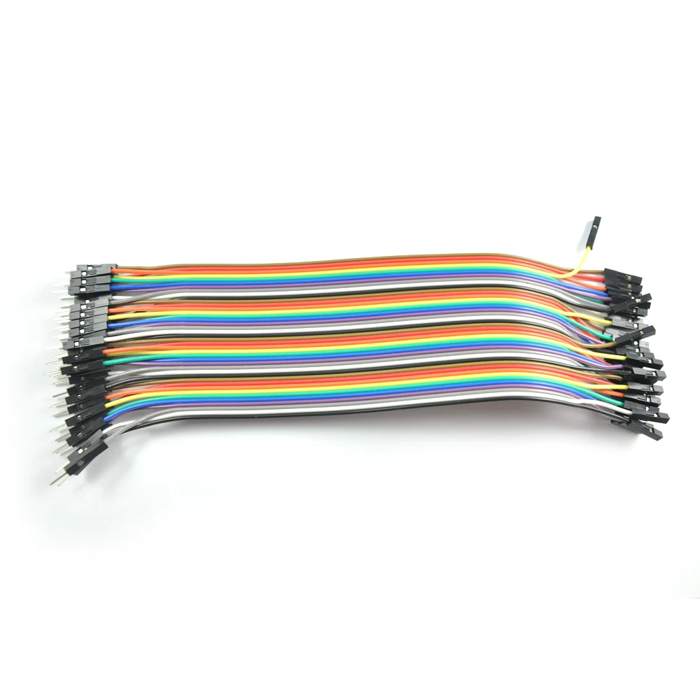 40P Dupont Cable 1007-26AWG-20CM Male To Female Connection Linesfor Arduino Mega2560 Nano ESP32