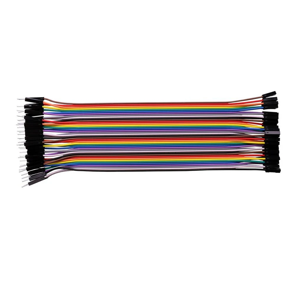 40P Dupont Cable 1007-26AWG-20CM Male To Female Connection Linesfor Arduino Mega2560 Nano ESP32