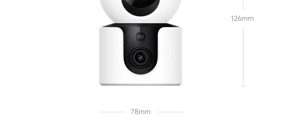 Xiaomi Smart Dual Lens Camera PTZ C300 360° AI Detection 3 Million Pixels Full Color Night Vision WiFi6 Home Security Mijia