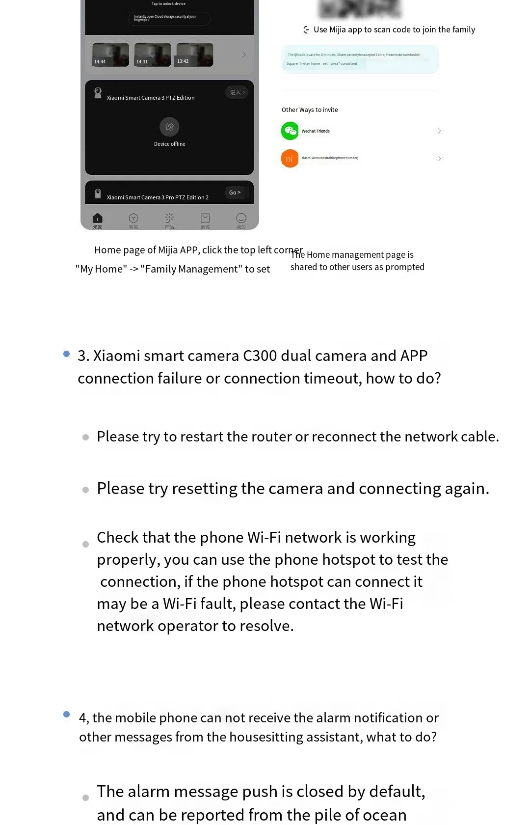Xiaomi Smart Dual Lens Camera PTZ C300 360° AI Detection 3 Million Pixels Full Color Night Vision WiFi6 Home Security Mijia