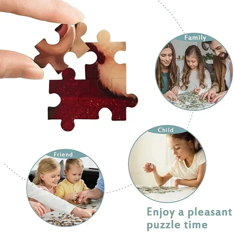 500/1000/1200/2000PCS Puzzles for Adults Christian Religious Jesus And Virgin Mary Jigsaw Puzzles Home Decoration Gift Frameless