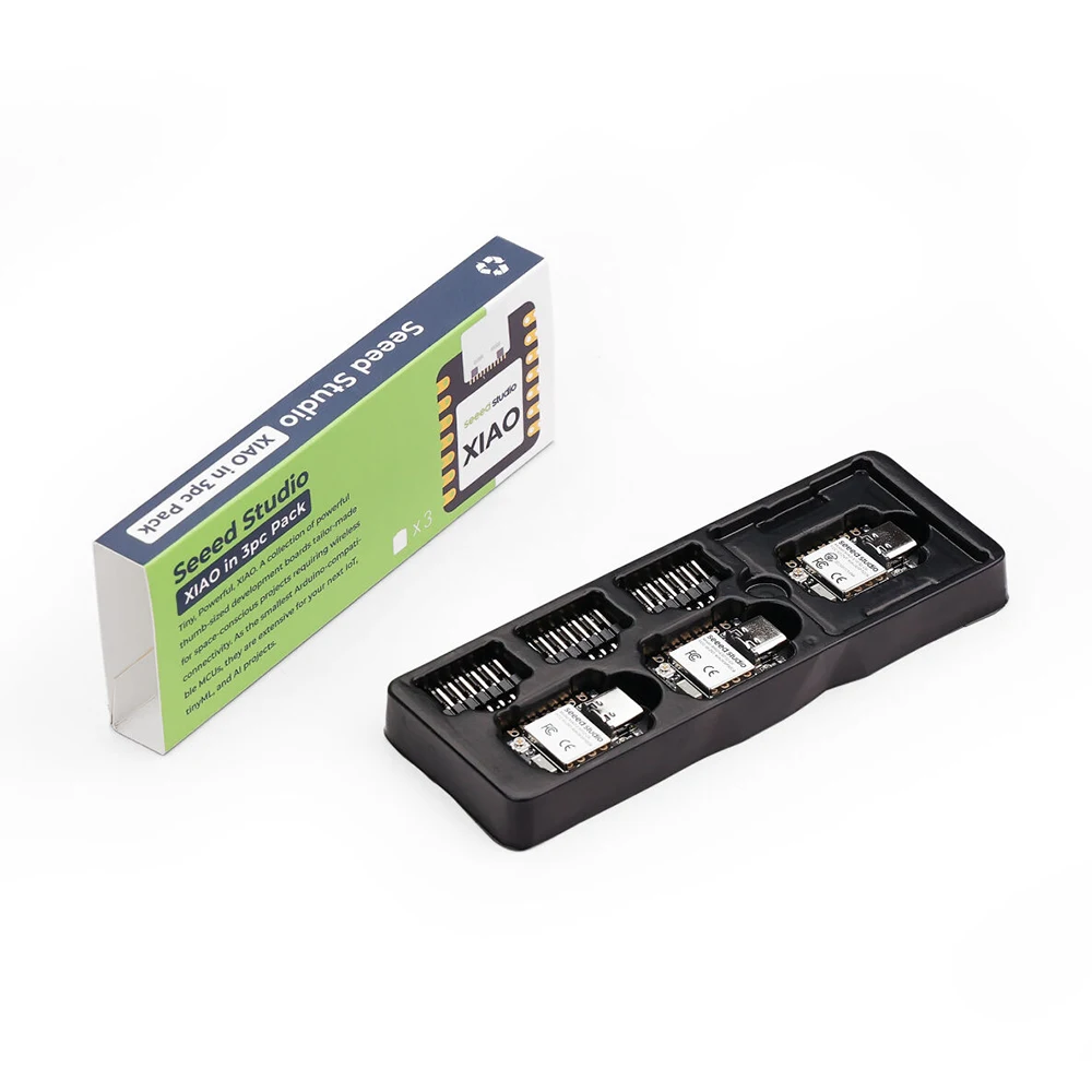 Seeed Studio XIAO ESP32-C6 (3PCS) MCU Board 2.4GHz Wi-Fi 6 Radio Connectivity BLE 5.0 Thread Zigbee Smart Home Application
