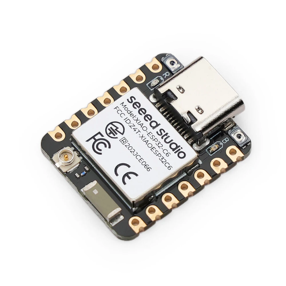 Seeed Studio XIAO ESP32-C6 (3PCS) MCU Board 2.4GHz Wi-Fi 6 Radio Connectivity BLE 5.0 Thread Zigbee Smart Home Application