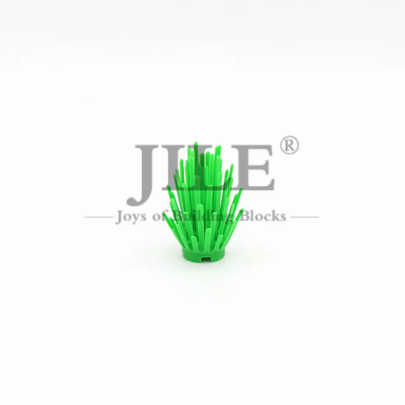 10pcs Moc Plant Prickly Bush 2x2x4 Building Blocks 6064 Garden Grass DIY Bricks Compatible with City Street View Scene Toys