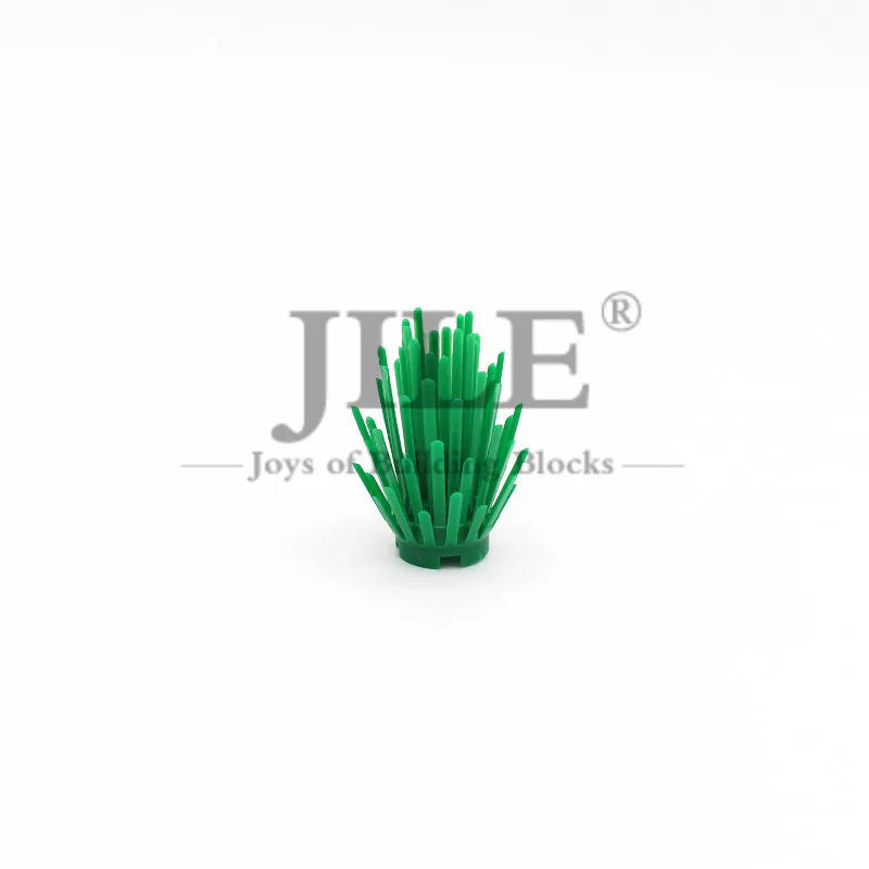 10pcs Moc Plant Prickly Bush 2x2x4 Building Blocks 6064 Garden Grass DIY Bricks Compatible with City Street View Scene Toys