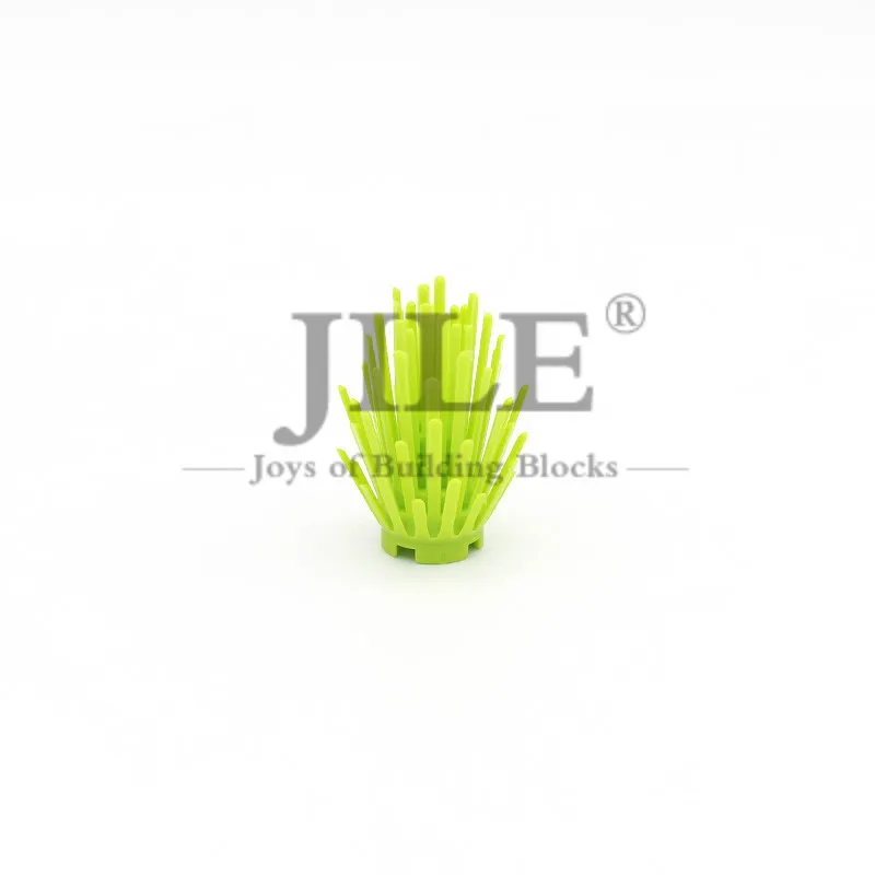 10pcs Moc Plant Prickly Bush 2x2x4 Building Blocks 6064 Garden Grass DIY Bricks Compatible with City Street View Scene Toys