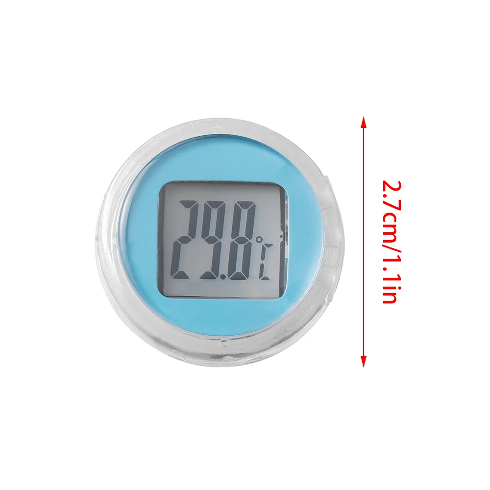 1 Pcs Waterproof Stick-On Mini Motorcycle Digital Thermometer Celsius Mount Motorbike Digital Thermometer Motorcycle Accessories