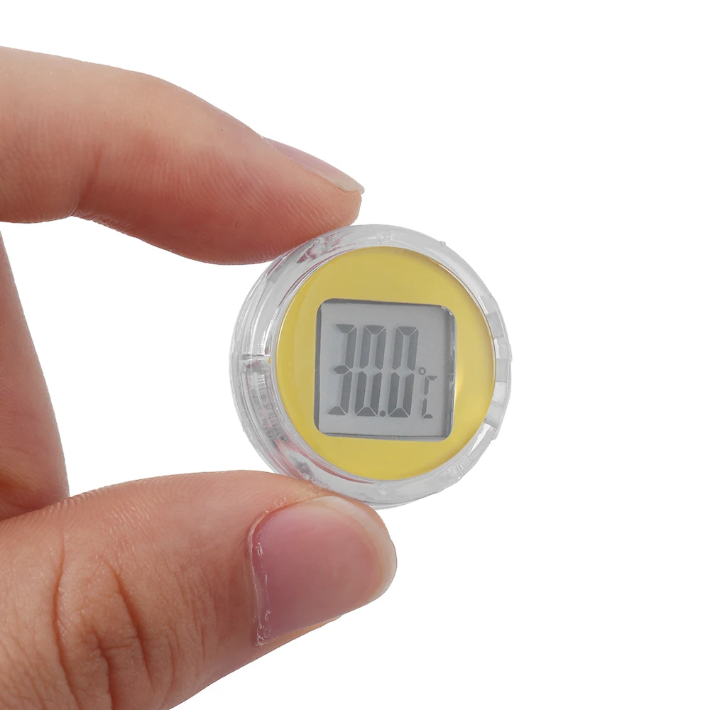 1 Pcs Waterproof Stick-On Mini Motorcycle Digital Thermometer Celsius Mount Motorbike Digital Thermometer Motorcycle Accessories