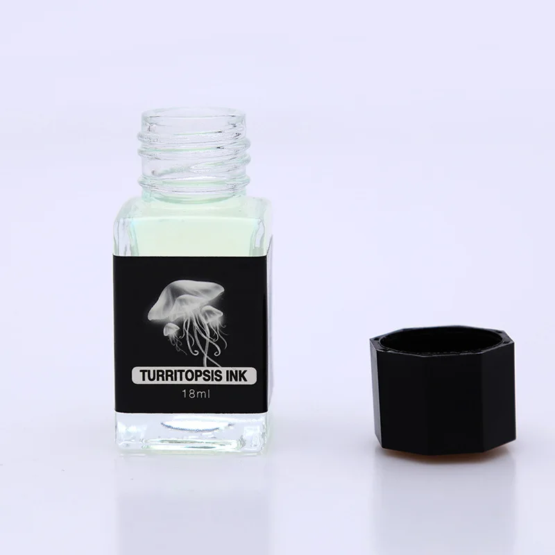 18 ml Non-Carbon Magic Invisible Ink For Fountain Glass Dip Pen Creative Fluorescent Ink UV Light Gift Stationery
