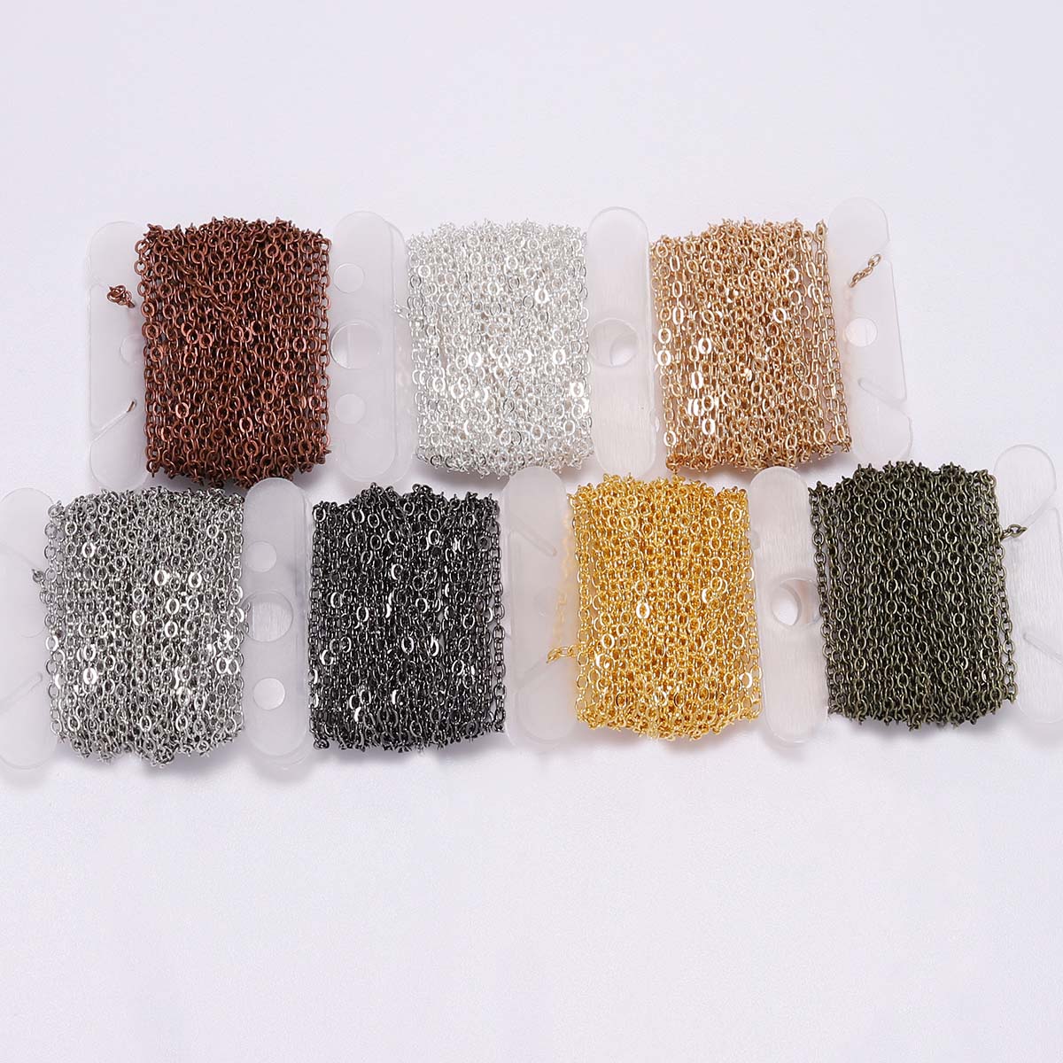 5 M/Lot Gold/Bronze Plated Necklace Chain For Jewelry Making Findings DIY Necklace Chains Materials Handmade Supplies