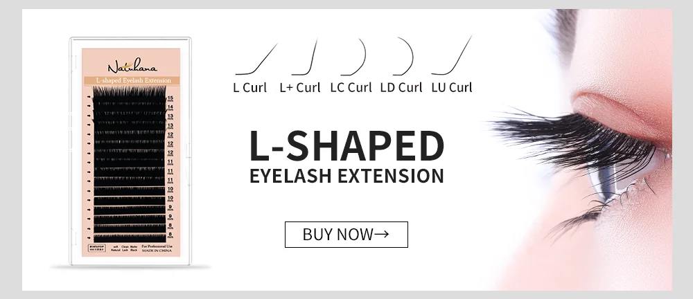NATUHANA 16Rows B C CC D Eyelash Extensions Individual False Cilio Natural Soft Mink Lashes High Quality Matte Fake Eyelashes
