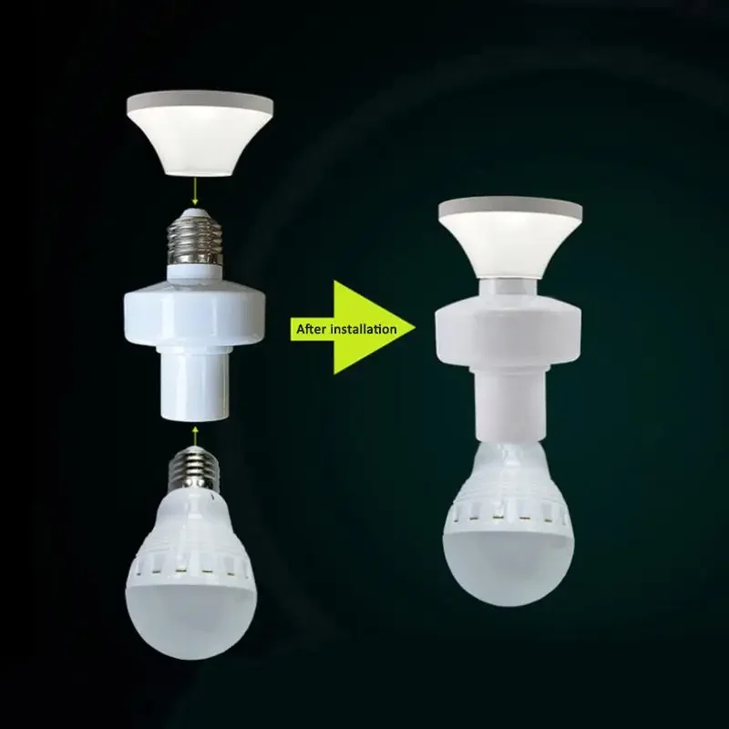 Tuya WIiFi BL E27 Socket Smart Lamp Holder Base Light Bulbs Adapter Kitchen Bedroom Light Switch Voice Control Alexa Google Home