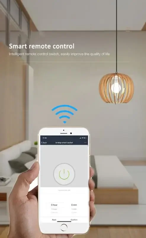 Tuya WIiFi BL E27 Socket Smart Lamp Holder Base Light Bulbs Adapter Kitchen Bedroom Light Switch Voice Control Alexa Google Home