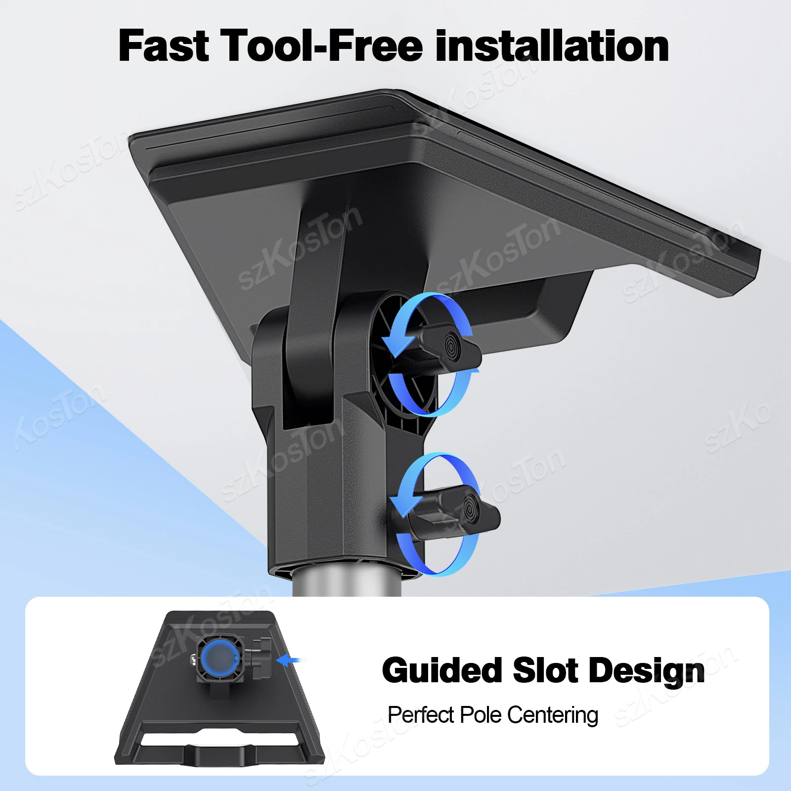 Pole Mount Adapter for Starlink Gen 3 Roof Pole Mount Stand RV & Patio Round Mounting Accessories For Starlink V3 Standard Dish