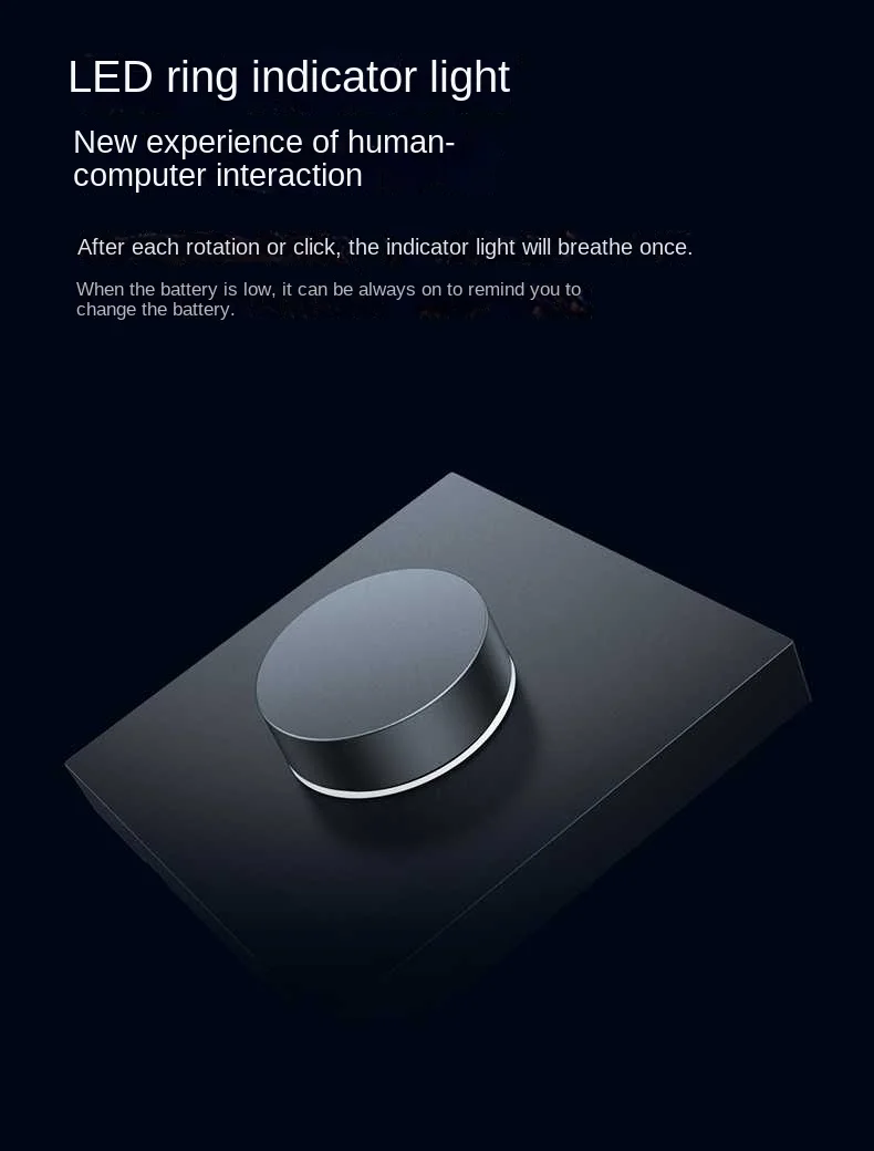 Aqara Smart Dimmer H1 Wireless Rotary Switch Zigbee3.0 Remote Control for Smart Home Bulb Light Curtain Work with APP Homekit "