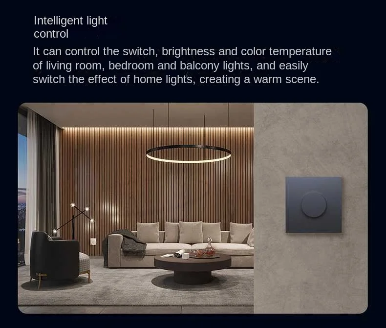 Aqara Smart Dimmer H1 Wireless Rotary Switch Zigbee3.0 Remote Control for Smart Home Bulb Light Curtain Work with APP Homekit "