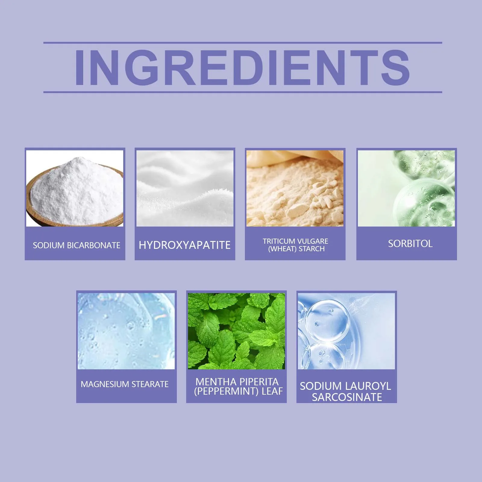 Delicate teeth care, strong cleaning power, long-term fresh breath and white smile