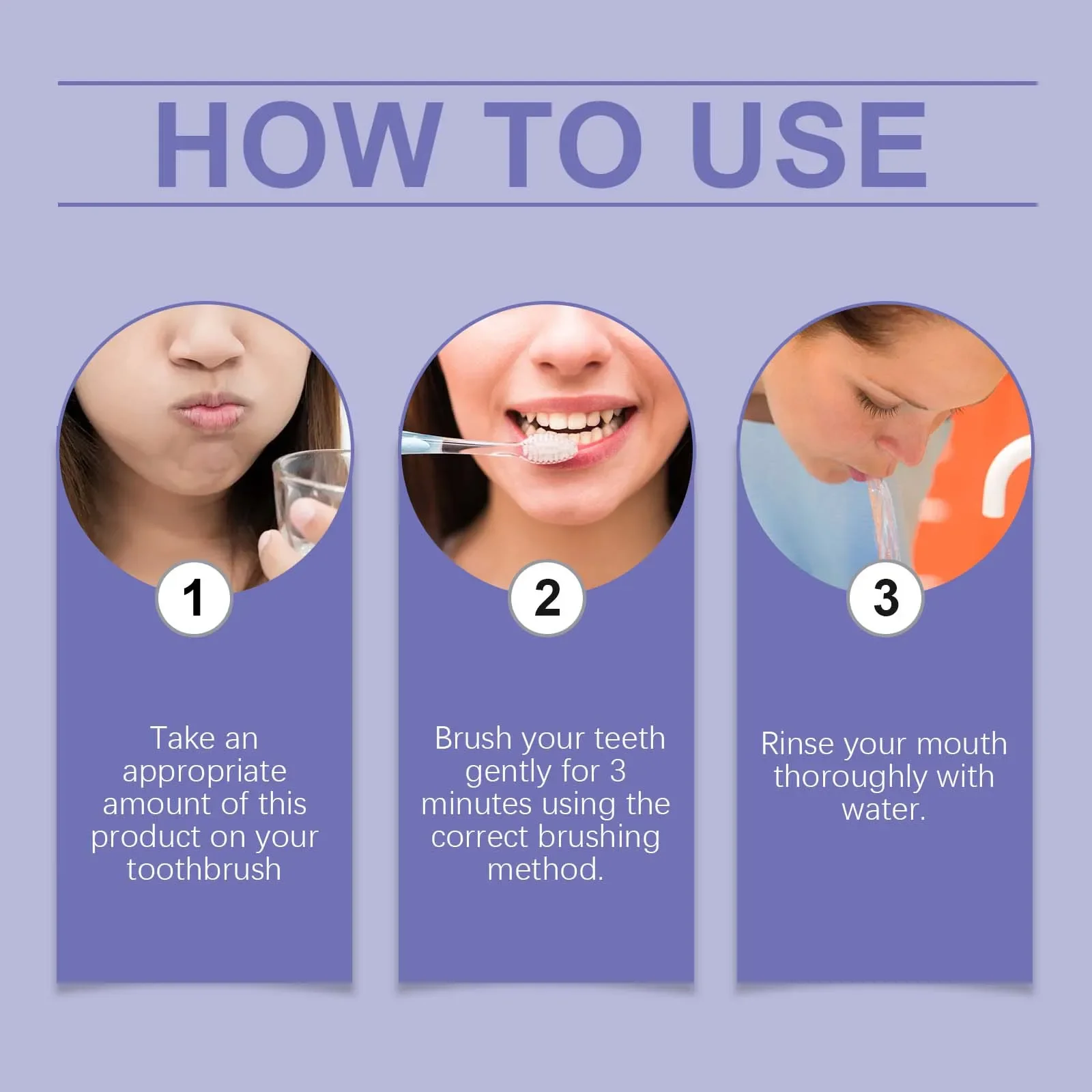 Delicate teeth care, strong cleaning power, long-term fresh breath and white smile