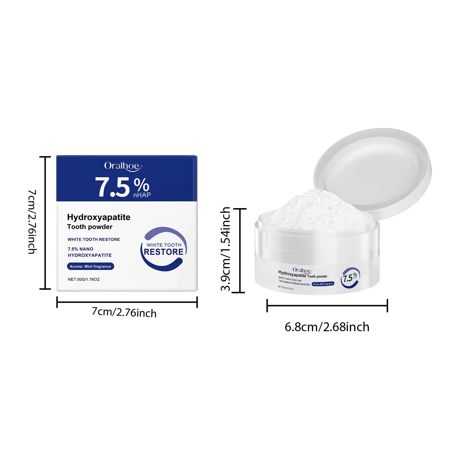 Delicate teeth care, strong cleaning power, long-term fresh breath and white smile
