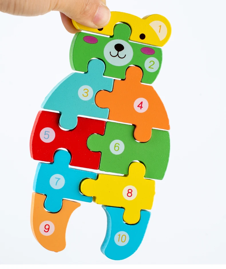 Montessori Wooden Toddler Puzzles for Kids Montessori Toys for Toddlers 2 3 4 Years Old for Toddler Dinosaur Toy