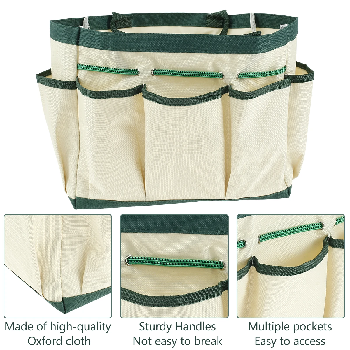 Multi-Purpose Tool Bag High Quality Professional Multi Pocket Garden Tool Bag 600D Oxford for Gardening Yard Lawn Work