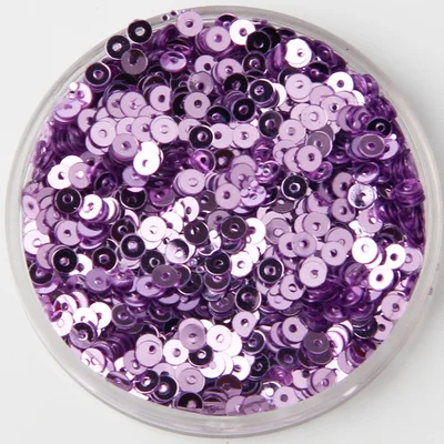 3mm 4mm 5mm 6mm Sequin Flat Round Loose Sequins Crafts Paillette Sewing Clothes Decoration DIY Accessory Lentejuelas Para Coser