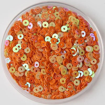 3mm 4mm 5mm 6mm Sequin Flat Round Loose Sequins Crafts Paillette Sewing Clothes Decoration DIY Accessory Lentejuelas Para Coser