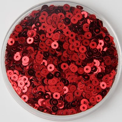 3mm 4mm 5mm 6mm Sequin Flat Round Loose Sequins Crafts Paillette Sewing Clothes Decoration DIY Accessory Lentejuelas Para Coser