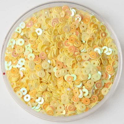 3mm 4mm 5mm 6mm Sequin Flat Round Loose Sequins Crafts Paillette Sewing Clothes Decoration DIY Accessory Lentejuelas Para Coser