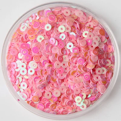 3mm 4mm 5mm 6mm Sequin Flat Round Loose Sequins Crafts Paillette Sewing Clothes Decoration DIY Accessory Lentejuelas Para Coser
