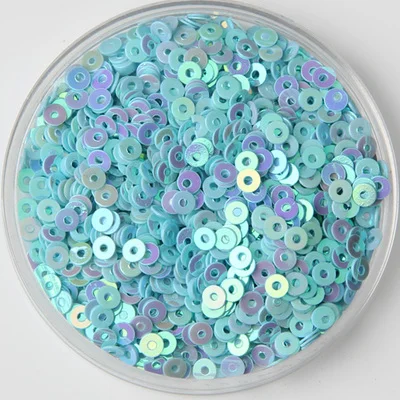3mm 4mm 5mm 6mm Sequin Flat Round Loose Sequins Crafts Paillette Sewing Clothes Decoration DIY Accessory Lentejuelas Para Coser