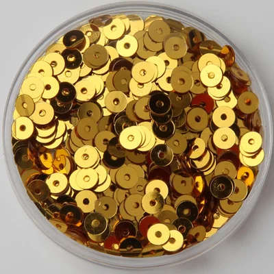 3mm 4mm 5mm 6mm Sequin Flat Round Loose Sequins Crafts Paillette Sewing Clothes Decoration DIY Accessory Lentejuelas Para Coser