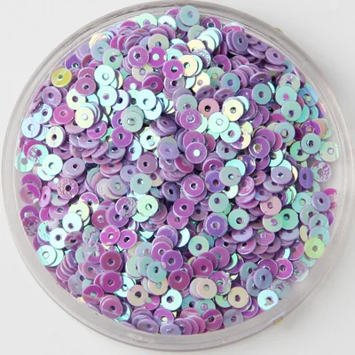 3mm 4mm 5mm 6mm Sequin Flat Round Loose Sequins Crafts Paillette Sewing Clothes Decoration DIY Accessory Lentejuelas Para Coser