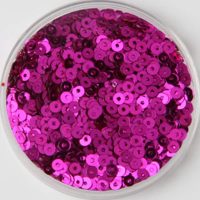 3mm 4mm 5mm 6mm Sequin Flat Round Loose Sequins Crafts Paillette Sewing Clothes Decoration DIY Accessory Lentejuelas Para Coser