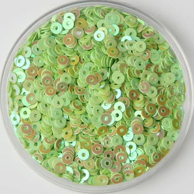 3mm 4mm 5mm 6mm Sequin Flat Round Loose Sequins Crafts Paillette Sewing Clothes Decoration DIY Accessory Lentejuelas Para Coser