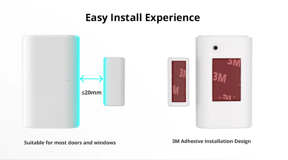SONOFF SNZB-04PR1 Zigbee3.0 Door Window Sensor Tamper Alert Local Smart Scene Control Work with Alexa Google Home via Zigbee Hub
