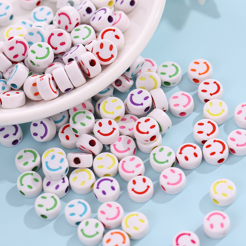 Diy Letter Beads Square Shape Bead Acrylic 6mm Single Colorful Alphabet Beads Women for Jewelry Making Bracelet Necklace 100pcs
