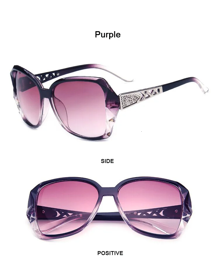 Fashion Square Sunglasses Woman Luxury Brand Big Purple Sun Glasses Female Mirror Shades Ladies Oculos De Sol Feminino