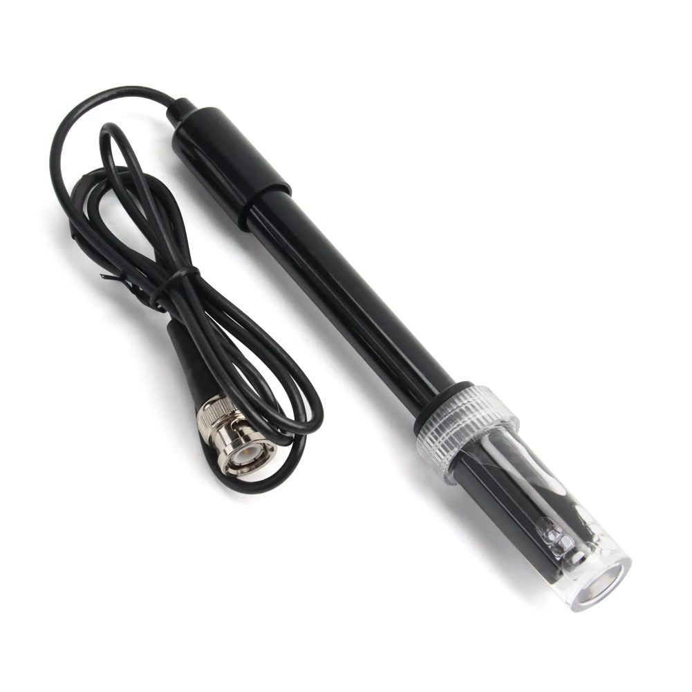 Yieryi Ph Replacement Probe Aquarium Hydroponic Laboratory Electrode Ph Meter Potential Test BNC Q9 Connector 1.2/3M Wire Probe