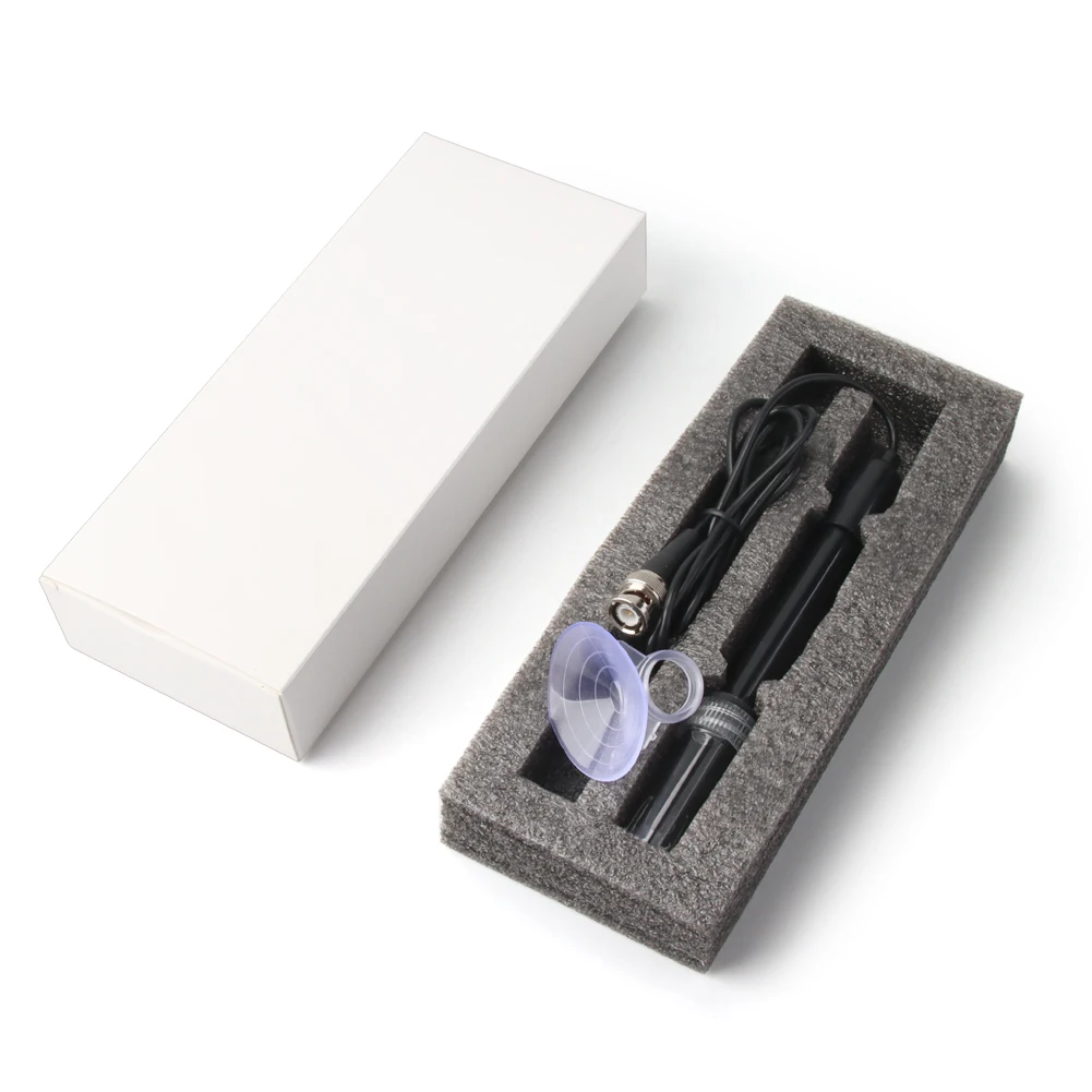 Yieryi Ph Replacement Probe Aquarium Hydroponic Laboratory Electrode Ph Meter Potential Test BNC Q9 Connector 1.2/3M Wire Probe