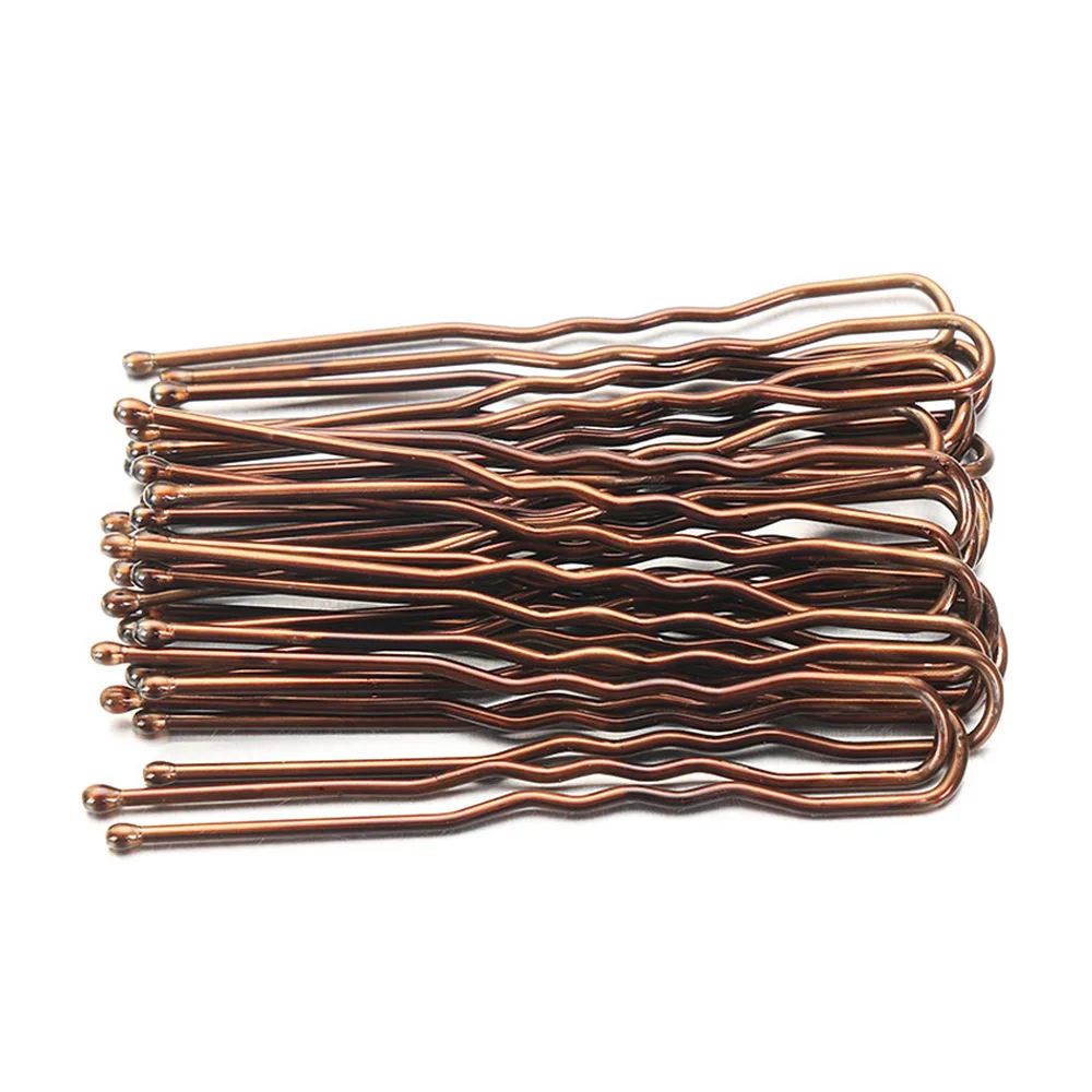 5/7cm 20Pcs U Shaped Hairpin Hair Clips Bobby Pins Metal Barrette Women Modeling Tools Bridal Hairstyle Tool для волос DROPSHIP