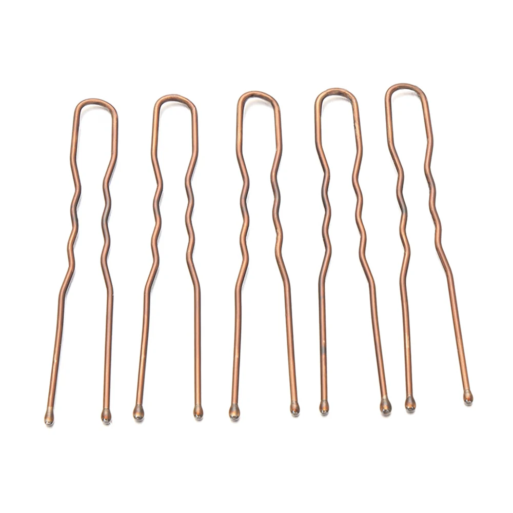5/7cm 20Pcs U Shaped Hairpin Hair Clips Bobby Pins Metal Barrette Women Modeling Tools Bridal Hairstyle Tool для волос DROPSHIP