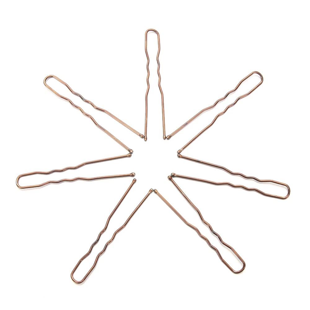 5/7cm 20Pcs U Shaped Hairpin Hair Clips Bobby Pins Metal Barrette Women Modeling Tools Bridal Hairstyle Tool для волос DROPSHIP
