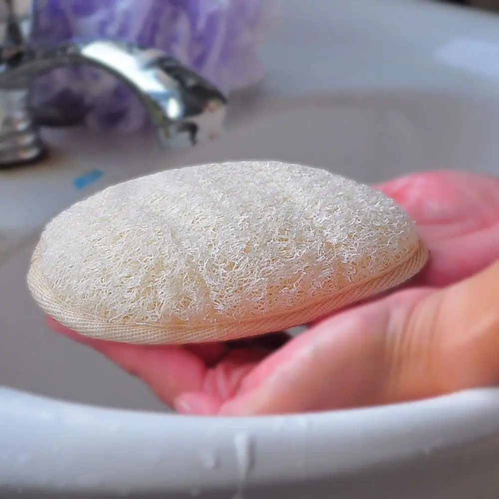 Natural Loofah Bath Brush Soft Body Scrub Exfoliating Scrub Shower Loofah Sponge Exfoliator Massager Deep Cleaning Bathing Tools