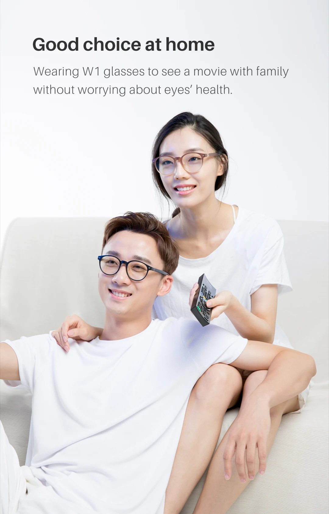 Qukan Anti-Blue-rays W1 Glasses Photochromic Protective Glasses 35% Blue Blocking Modular Design For Daily Life